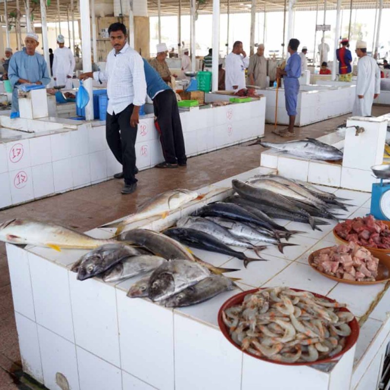 Fischmarkt in Barka