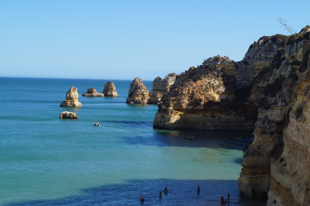 Praia Dona Ana, Algarve, Portugal.