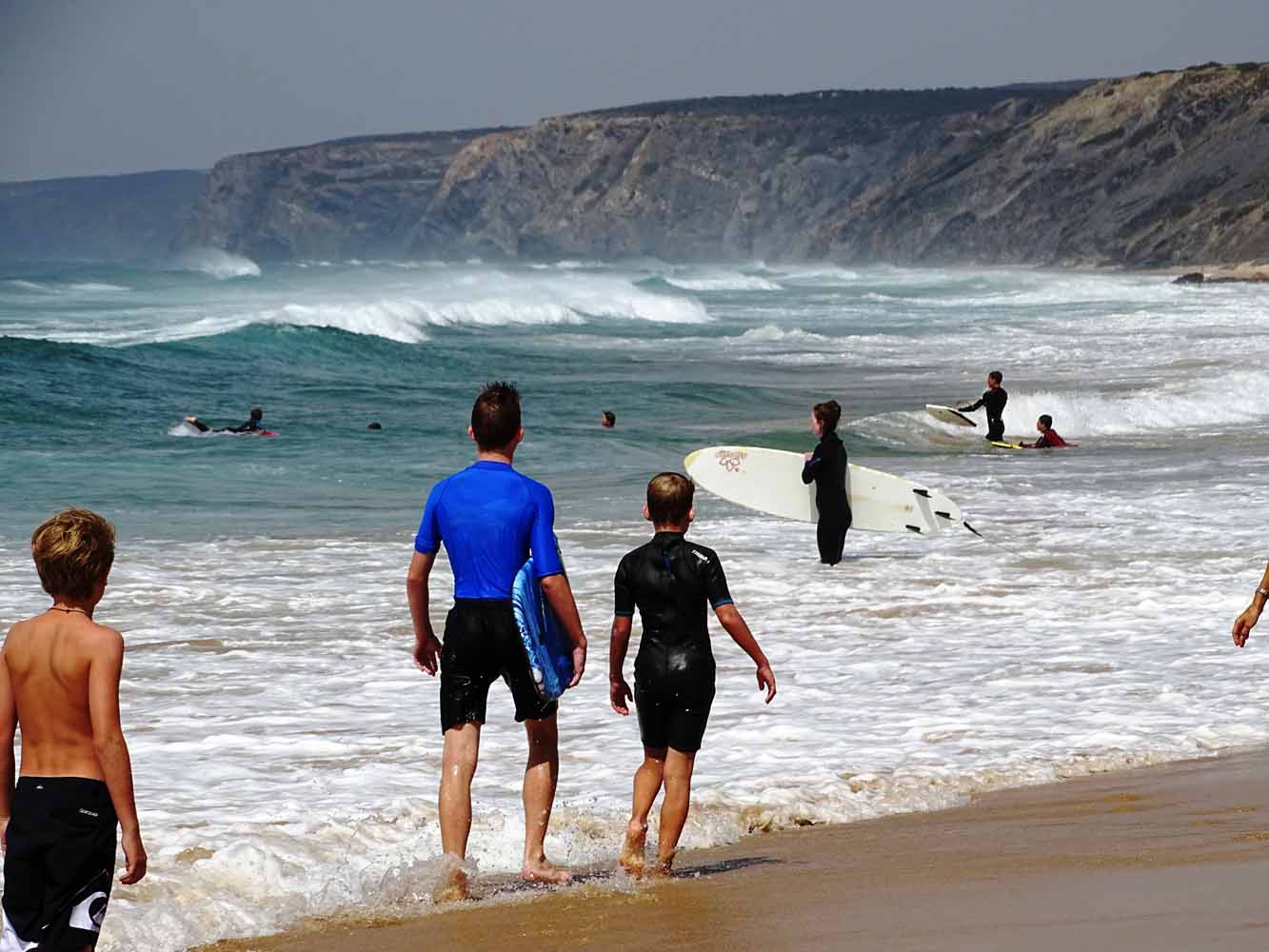 Portugal mit Kindern: Am Strand an der Algarve