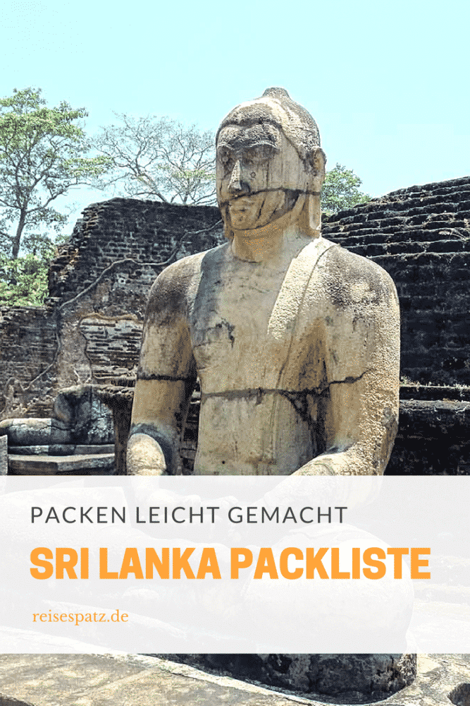 Packen für Sri Lanka