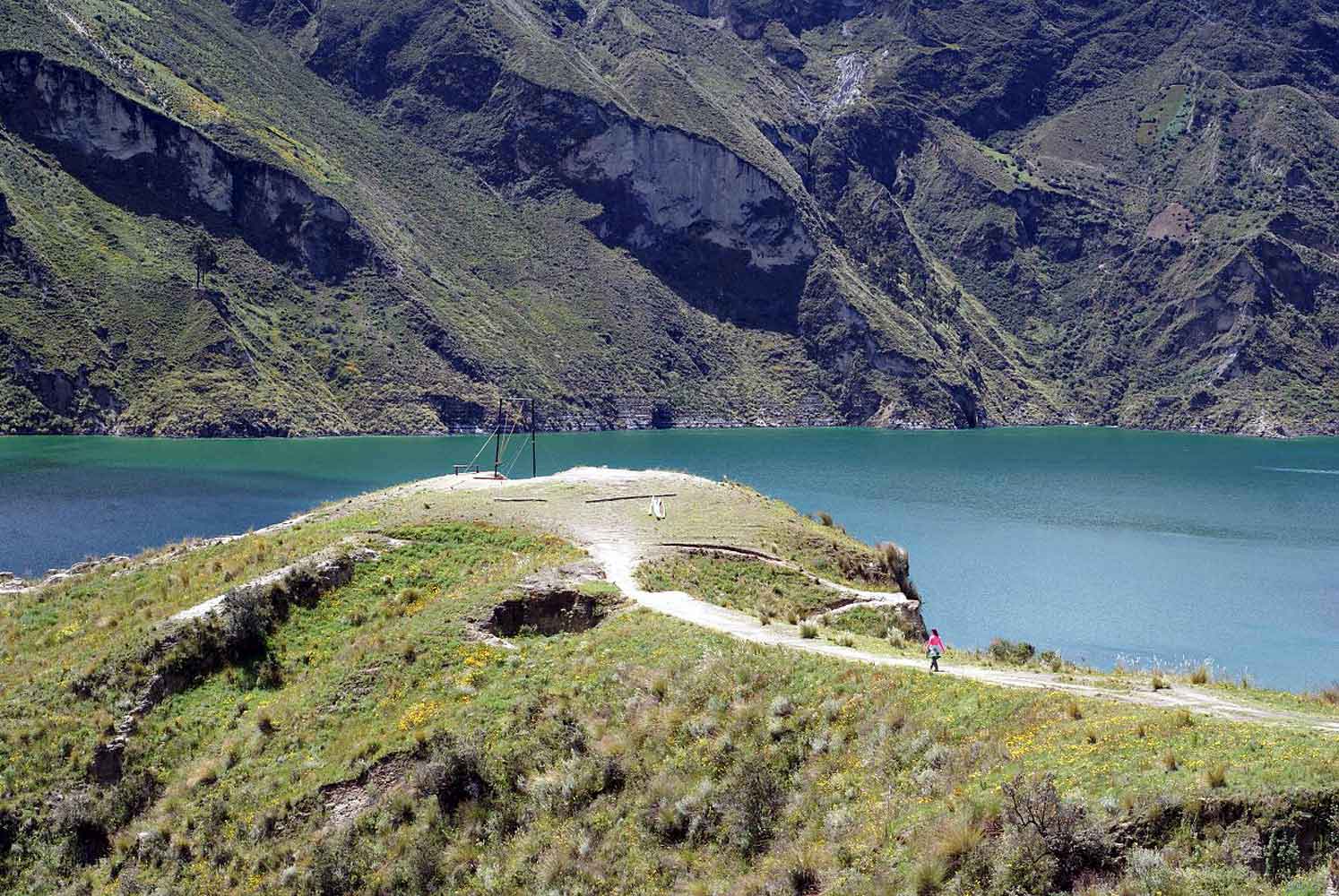 Laguna Quilotoa in Ecuador