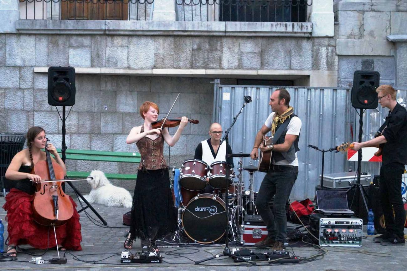 Musiker in Ljubljana 