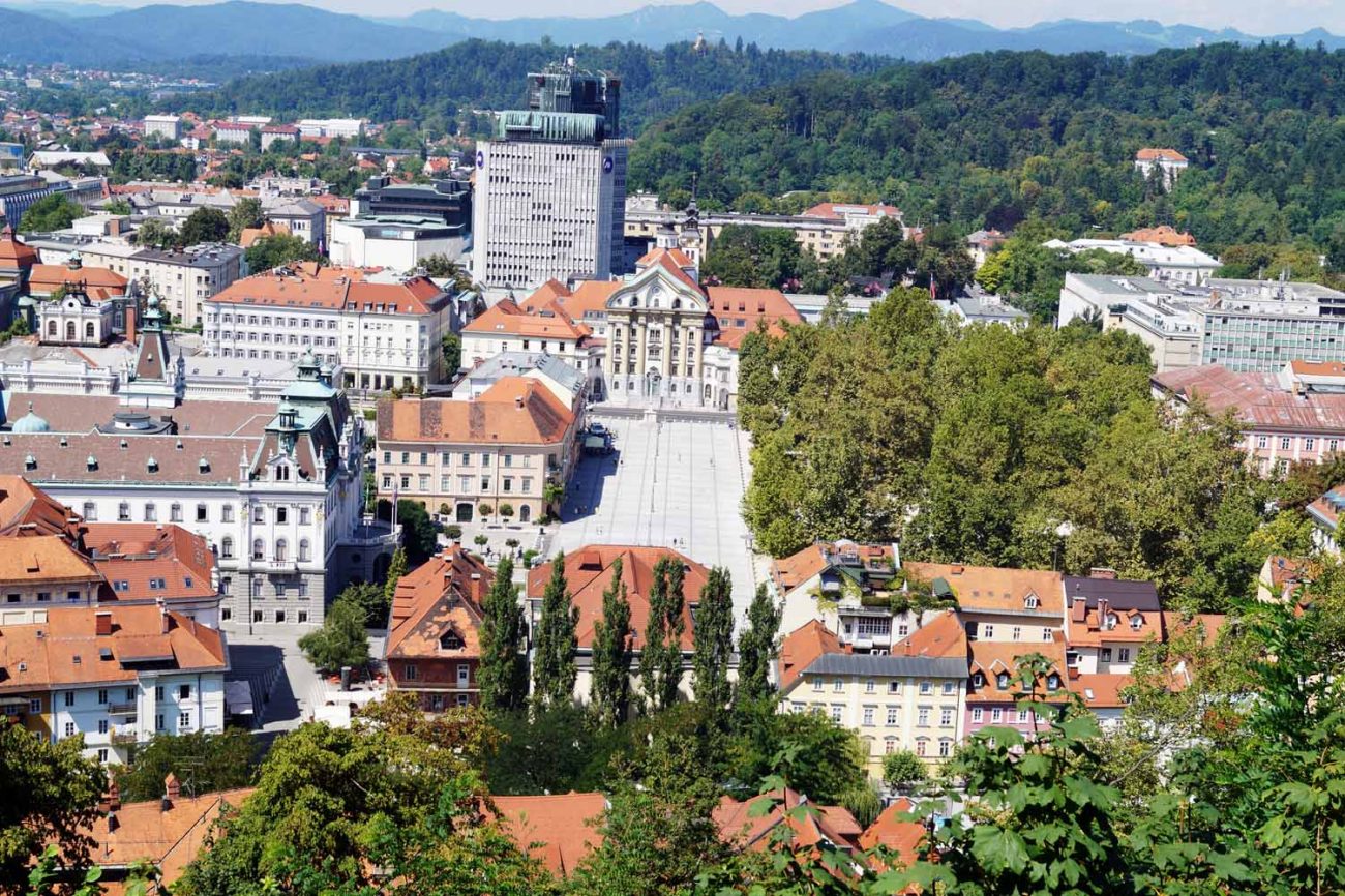 Ljubljana Tipps - Blick von der Burg in Ljubljana