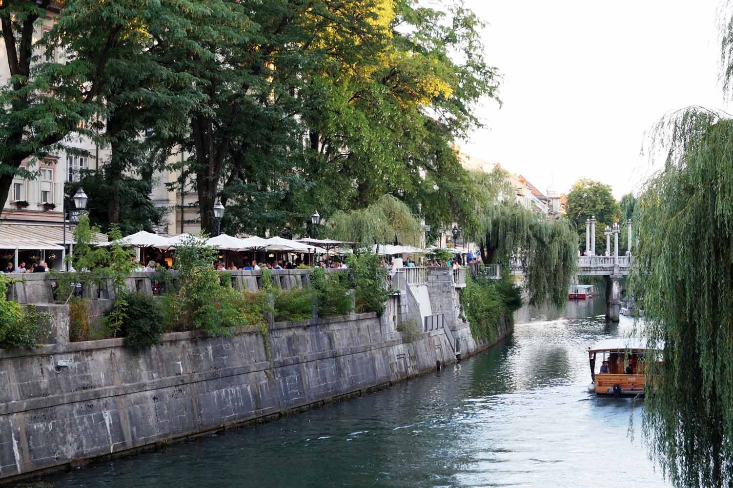Ljubljana Tipps - der schöne Fluss durch die Stadt