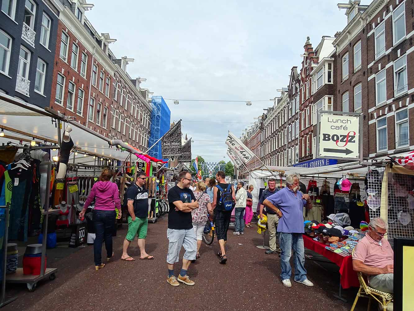Albert-Cuyp-Markt, eine der Amsterdam Sehenswürdigkeiten
