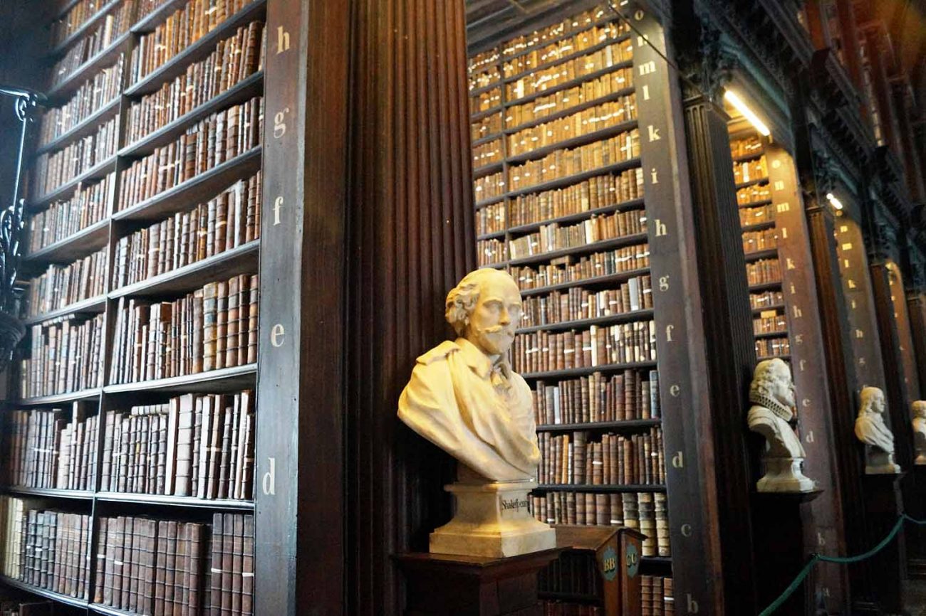Alte Bibliothek in Dublin