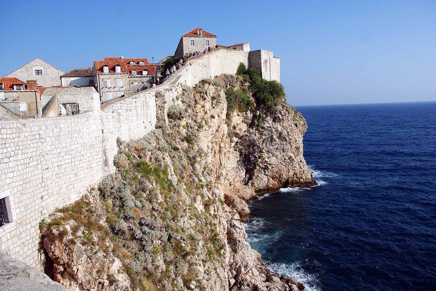 Dubrovnik Sehenswürdigkeiten - die Stadtmauer