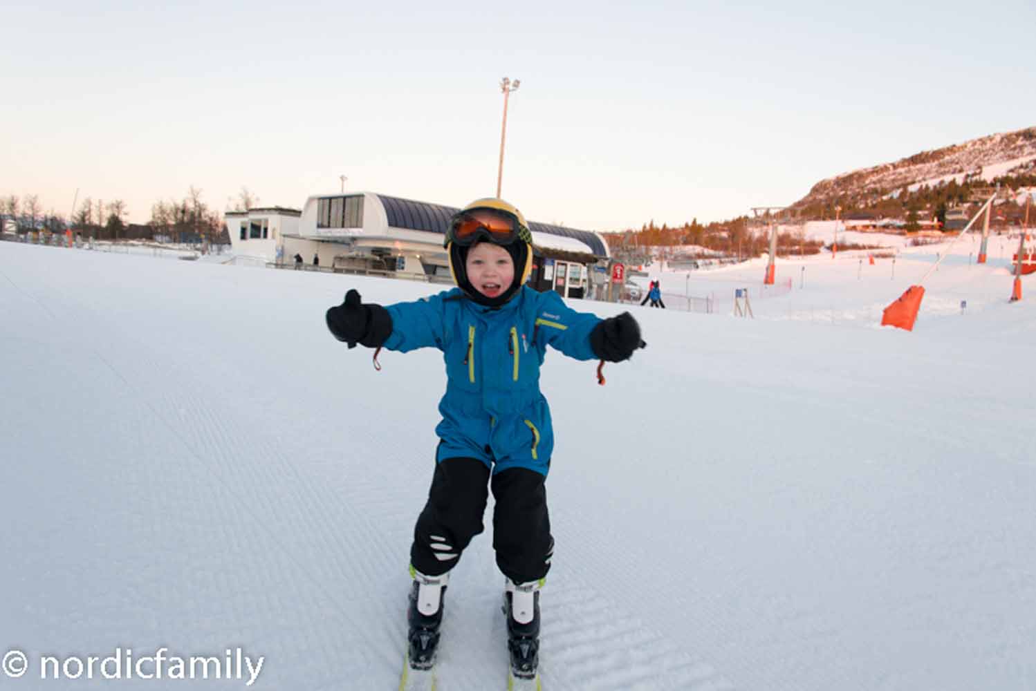  Skifahren mit Kindern in Norwegen