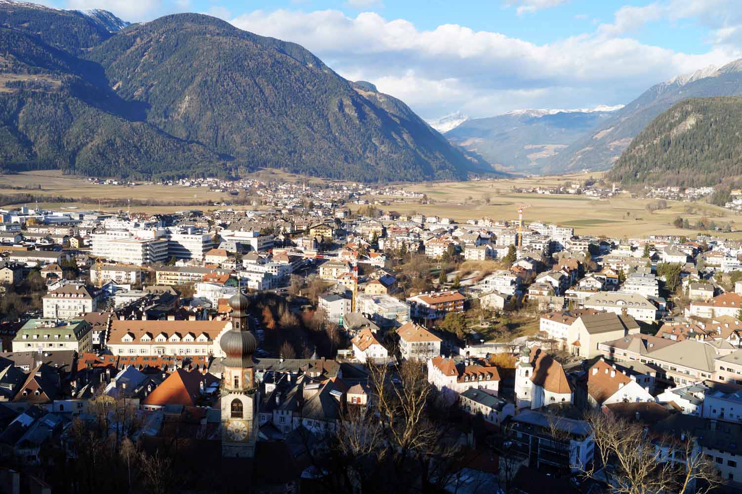 Ausblick auf Bruneck