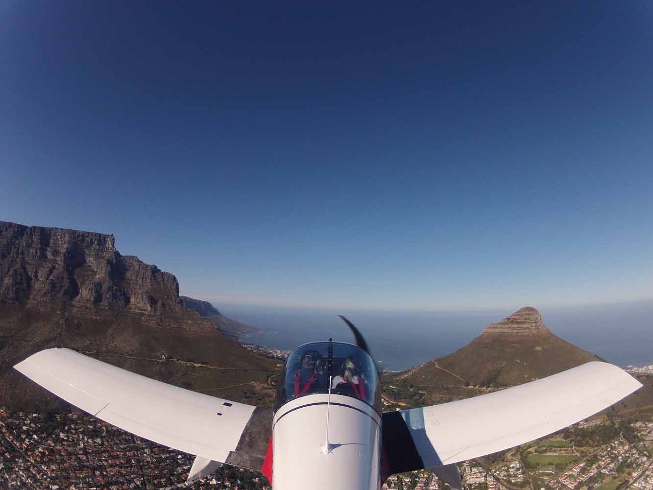 Highlight in Kapstadt: ein Rundflug