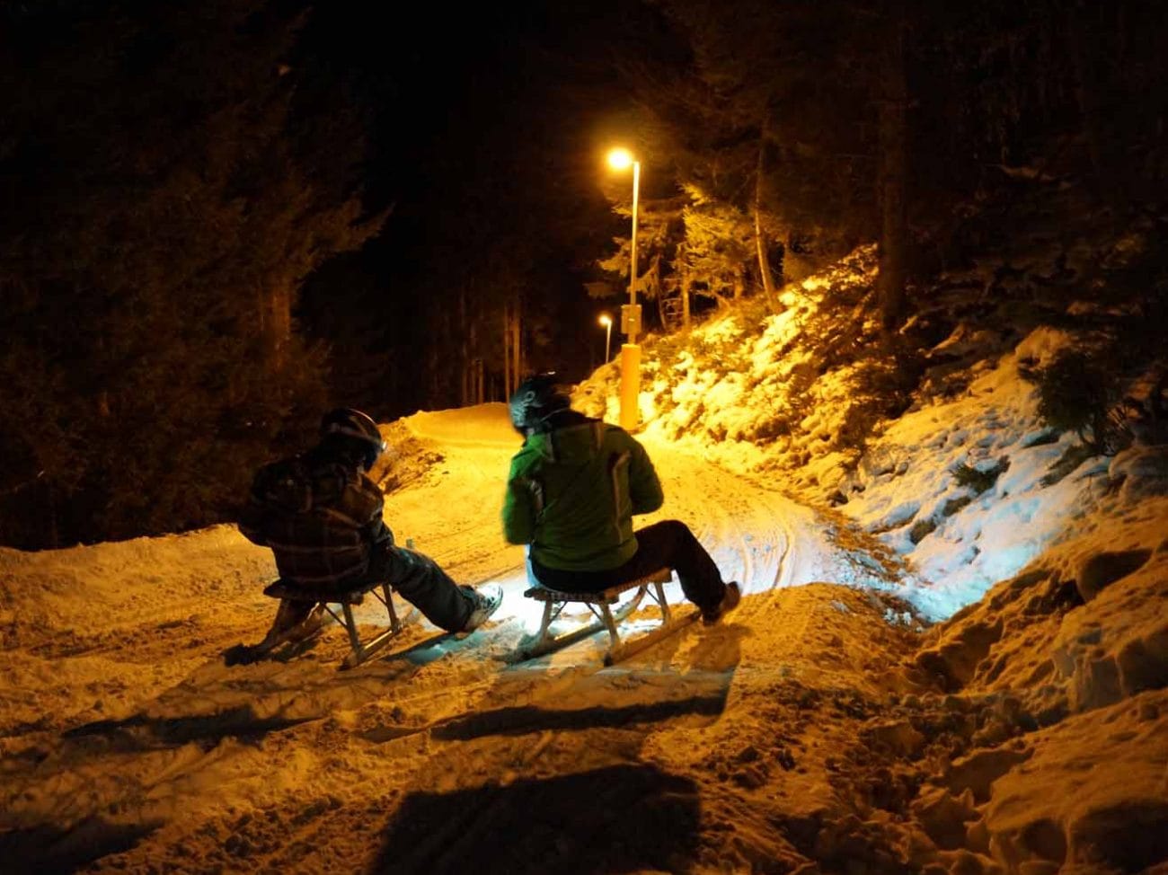 Nachtrodeln am Elfer – beleuchtete Rodelbahn im Stubaital