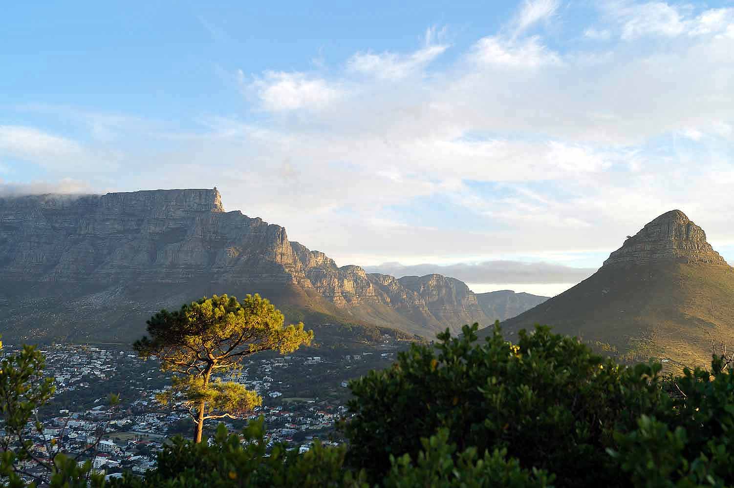 Blick vom Signal Hill auf Tafelberg
