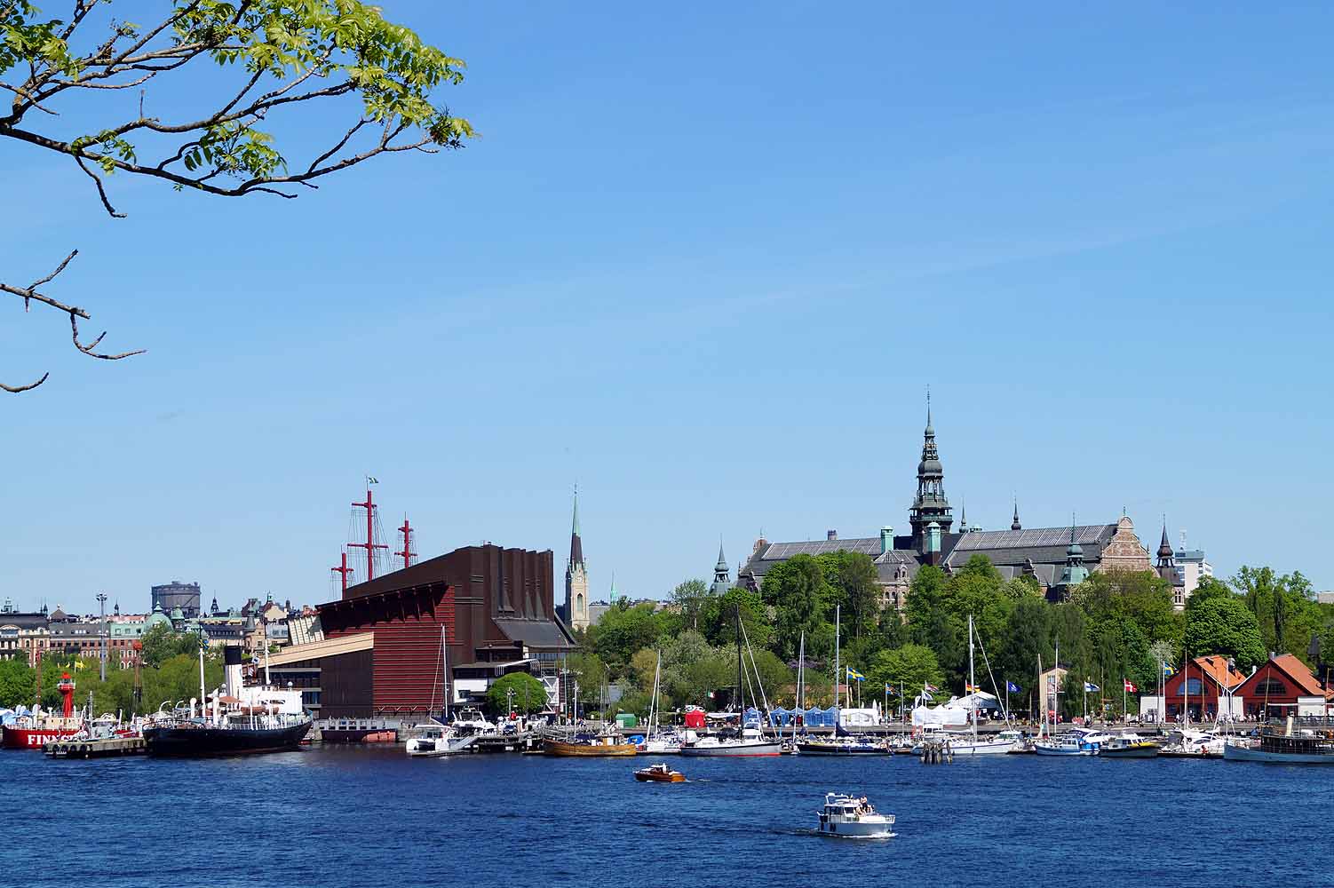 Stockholm mit dem Boot
