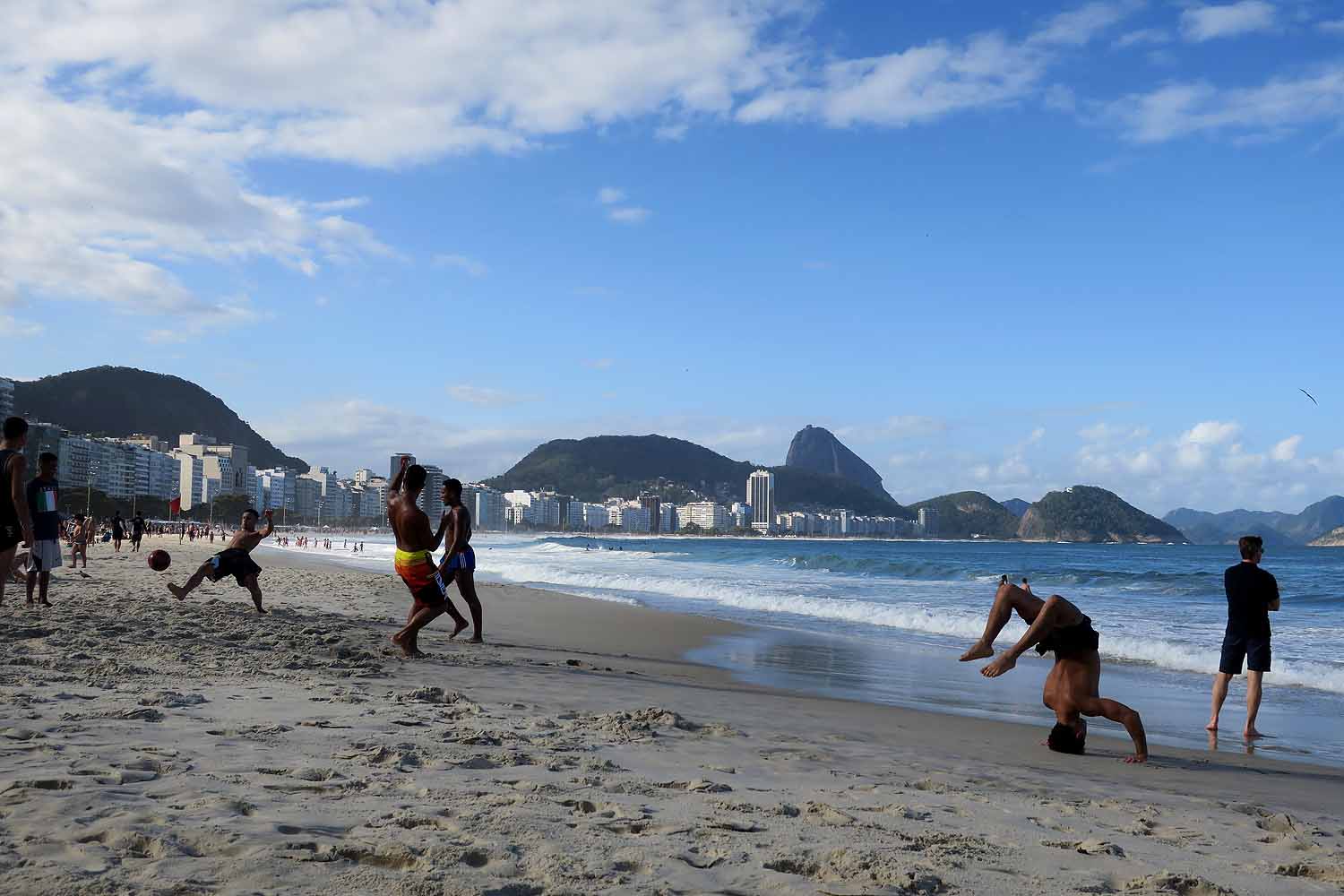 Copacabana - Strand in Rio de Janeiro