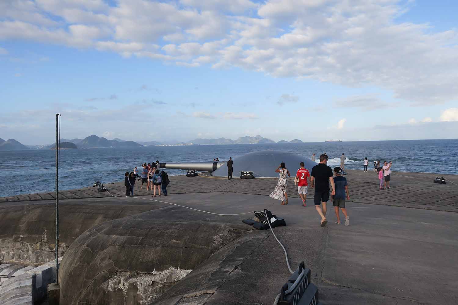 Fort Copacanana - Geschützte