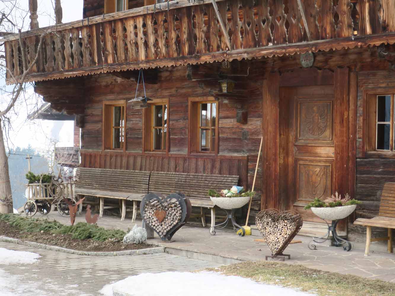 Alte Bauernhäuser in Tirol