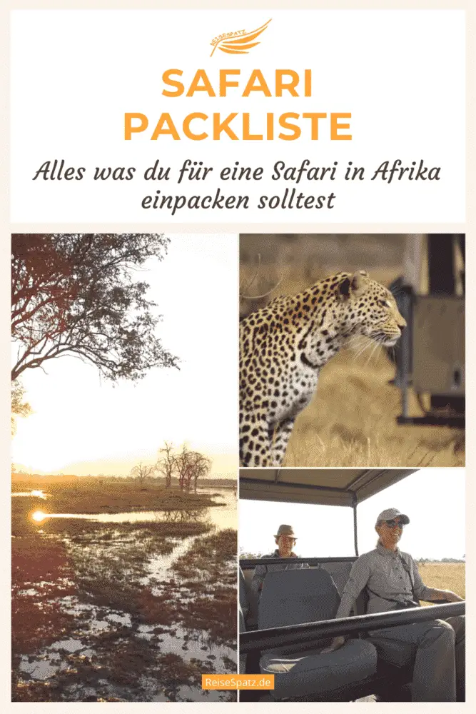 Afrika Urlaub - Safari Packliste