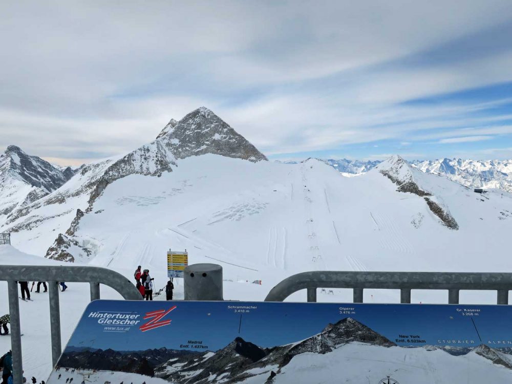 Panoramaterrasse Hintertuxer Gletscher