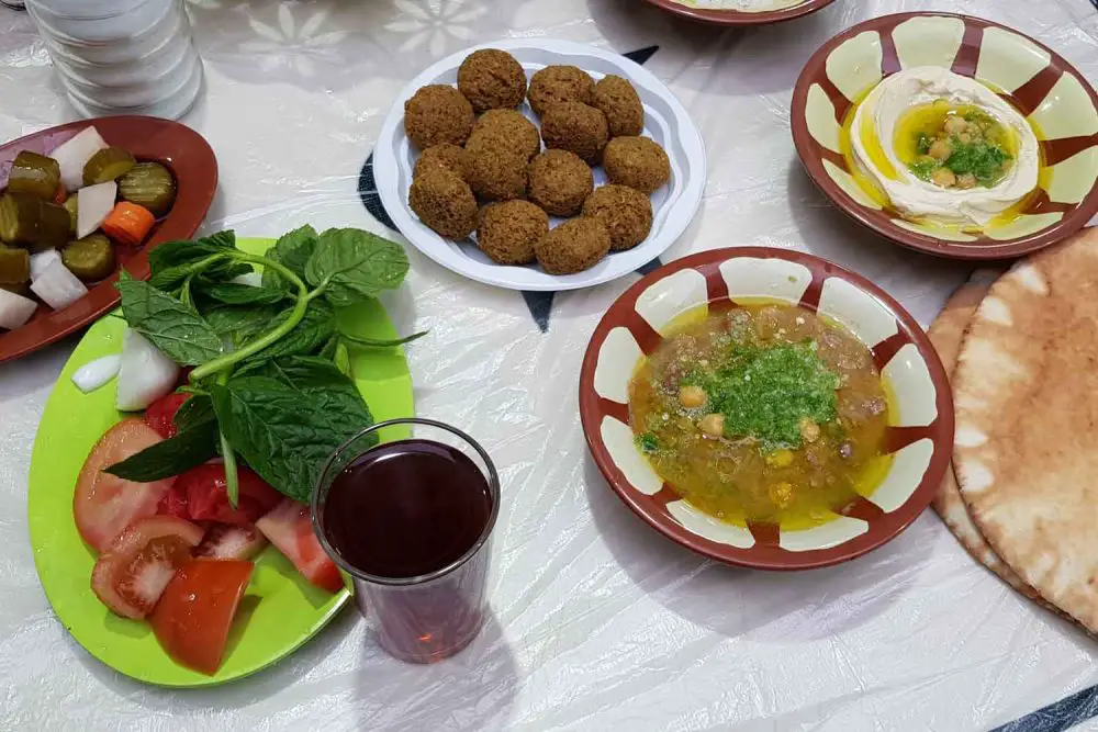 Essen in Jordanien