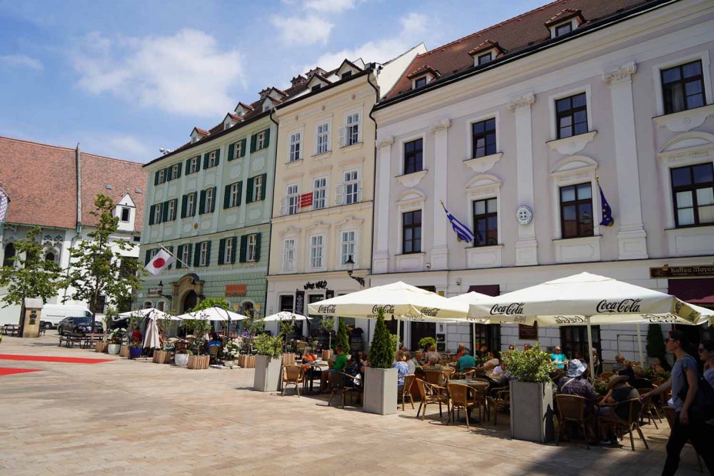 Bratislava Restaurants in der Altstadt