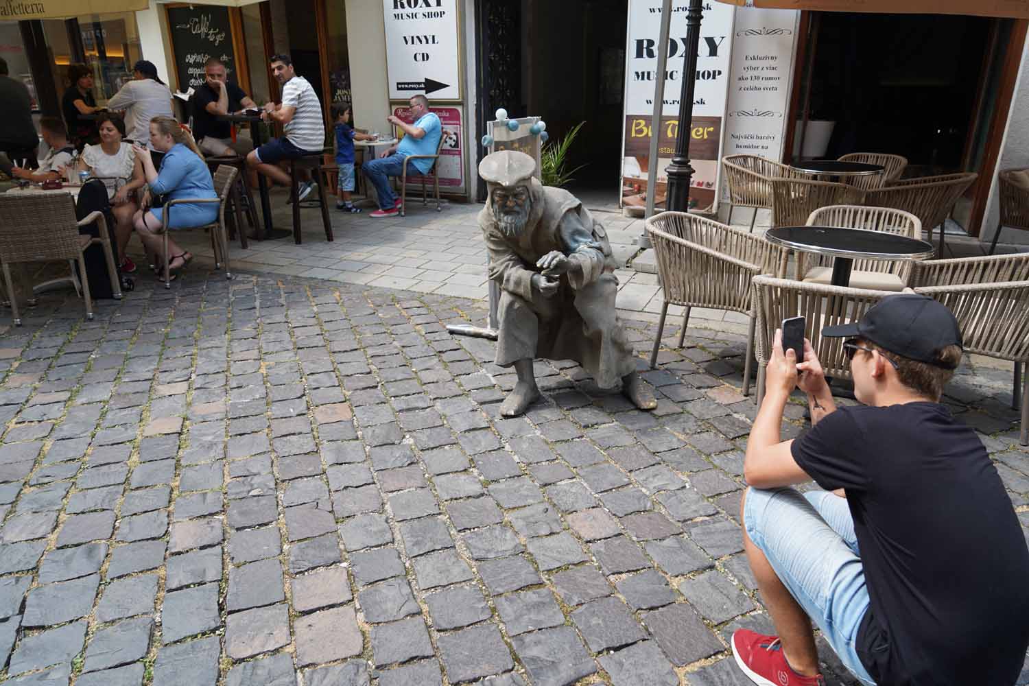 Bratislava an einem Tag - die Statuen entdecken