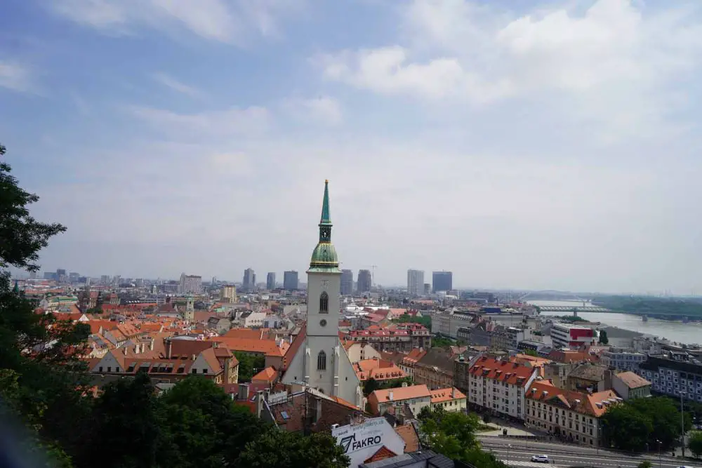 Ausblick auf Bratislava