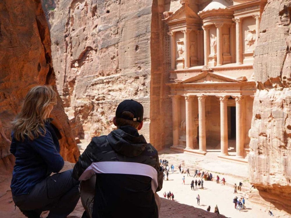 Schatzhaus in Petra – berühmteste Sehenswürdigkeit in Jordanien
