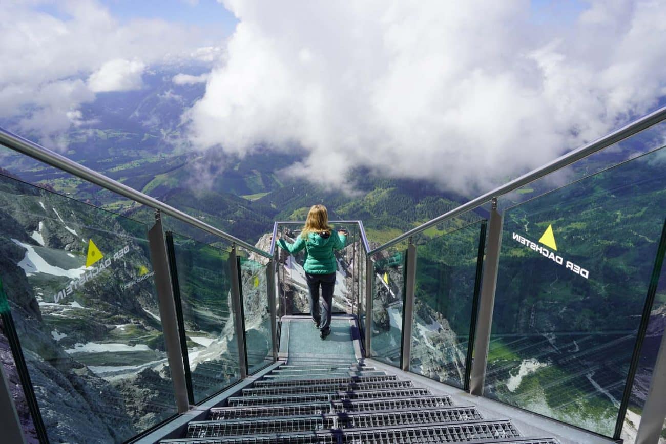 Dachstein Gletscher: Treppe ins Nichts