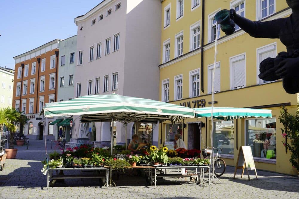 Grüner Markt in Rosenheim