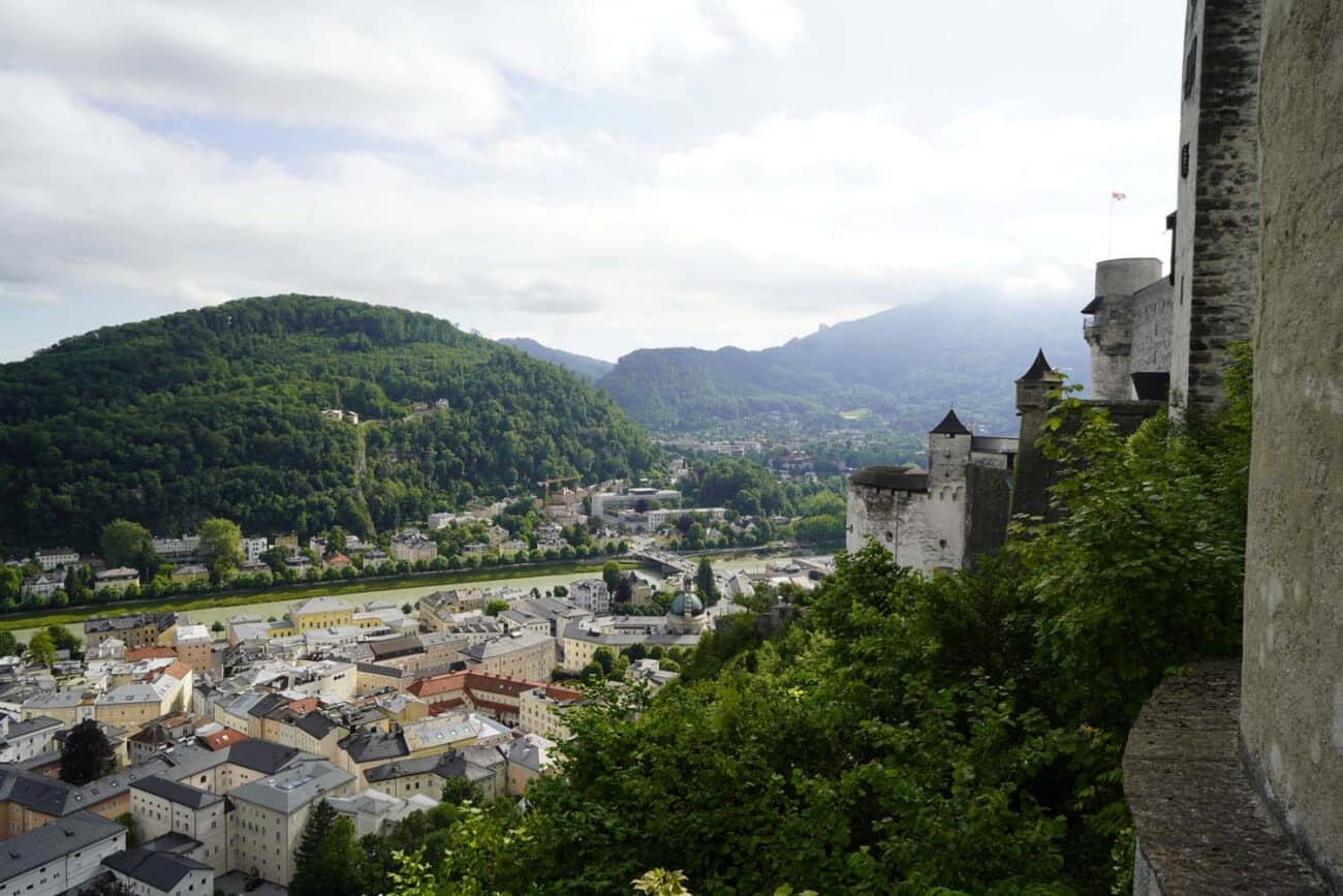 Ausblick Festung Salzburgg