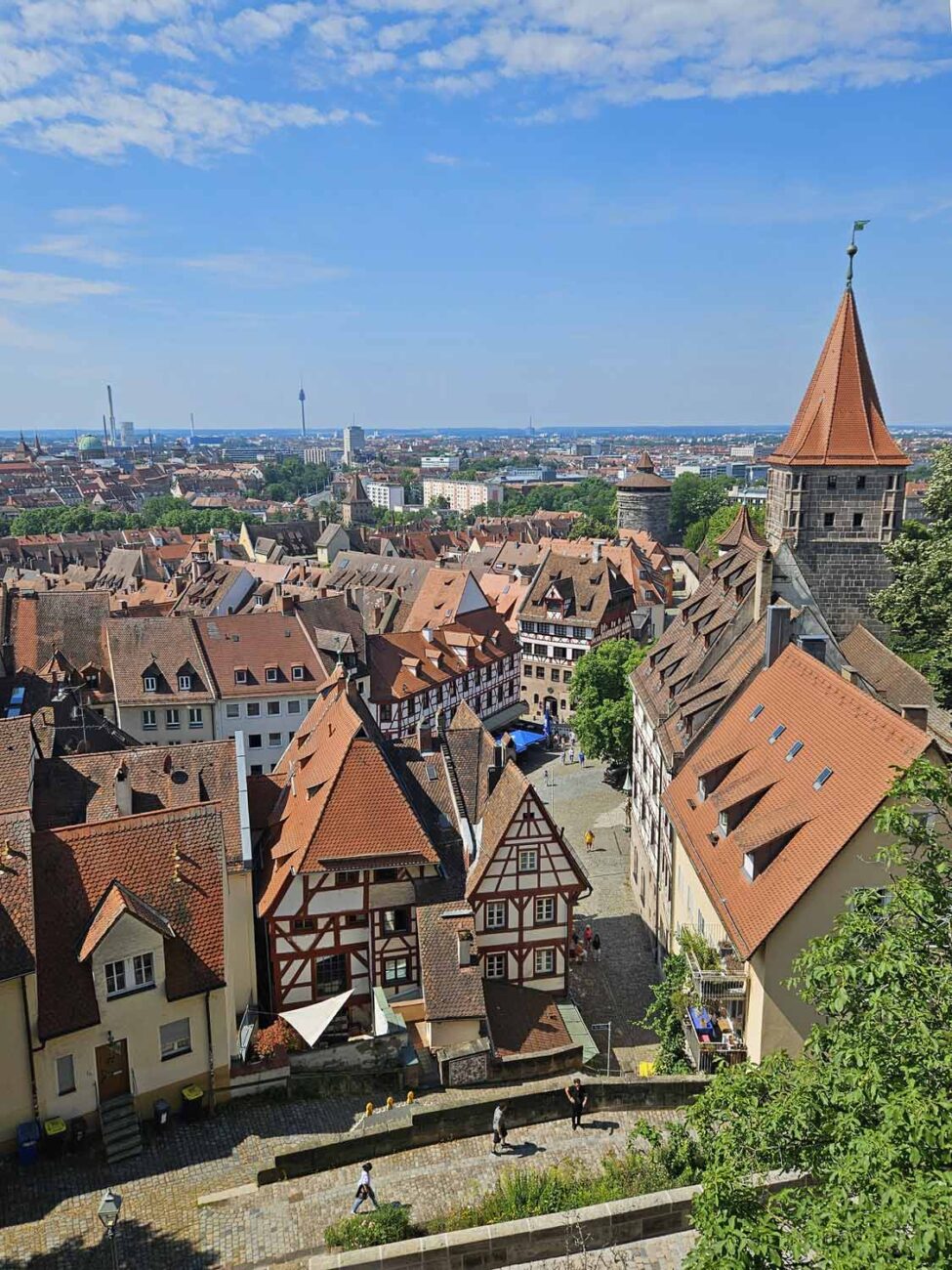 Nürnberg an einem Wochenende