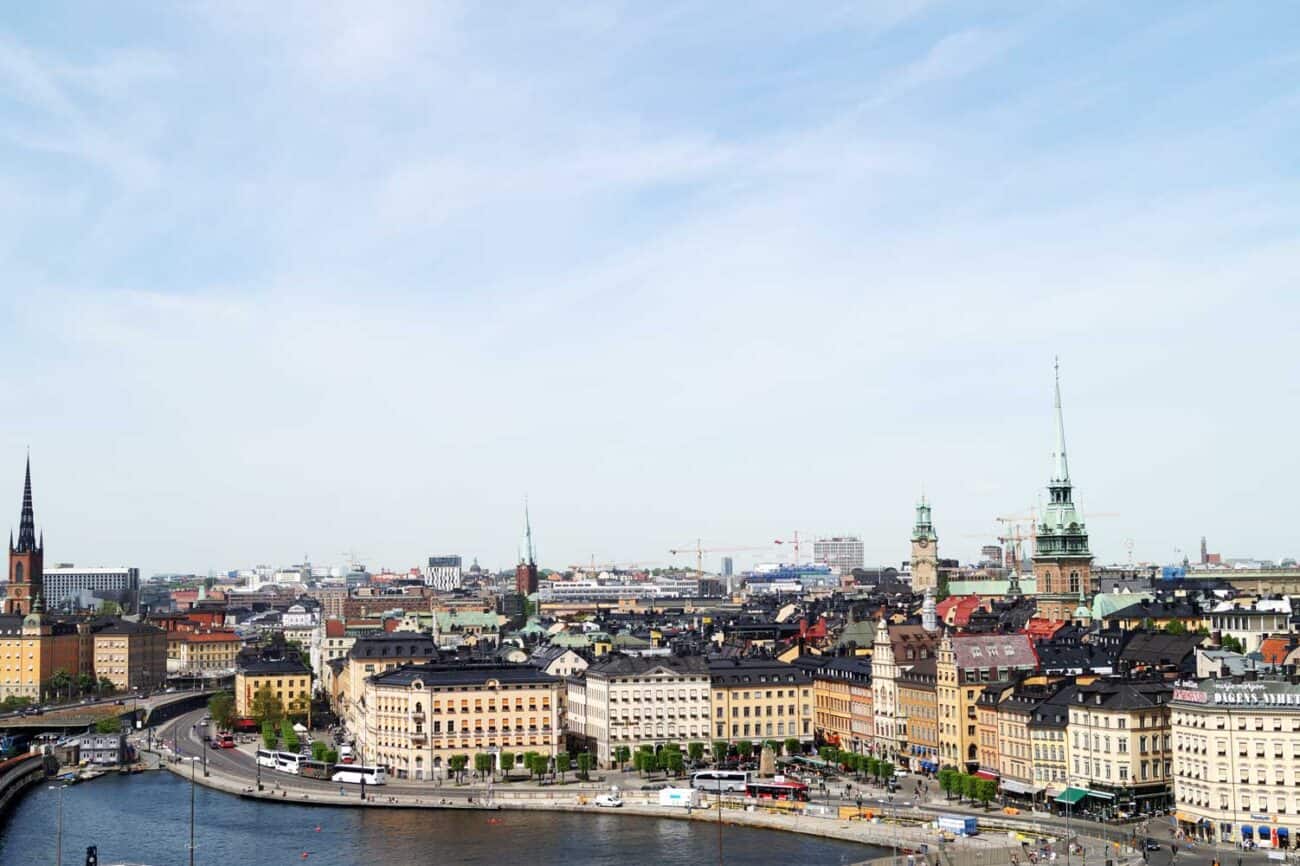 Aussicht von Gondolen Stockholm