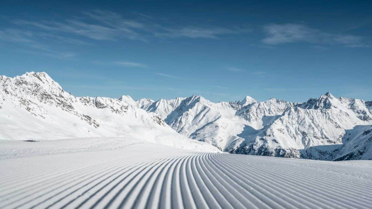 Gletscher Skigebiet Sölden Österreich