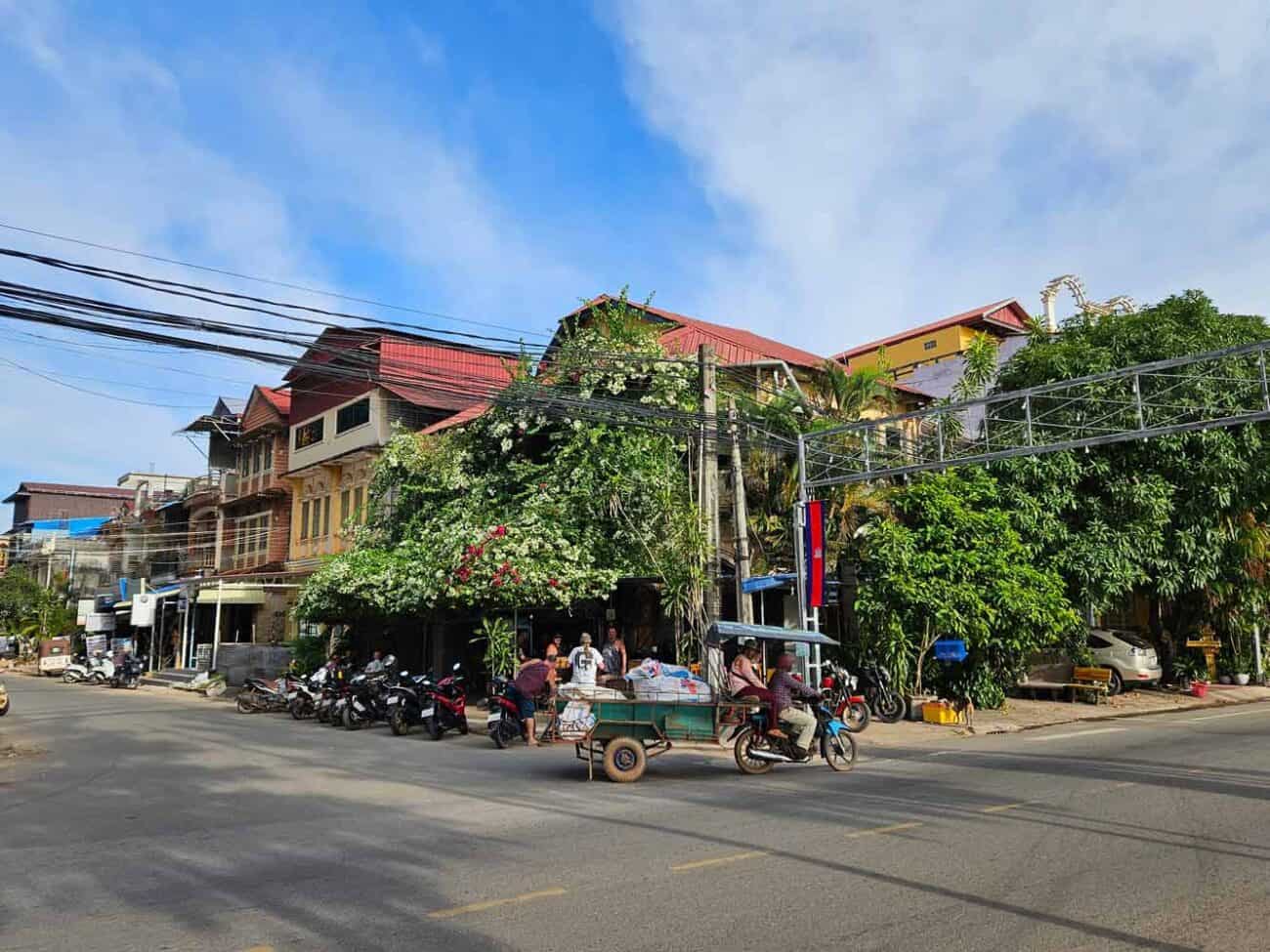 Altstadt Kampot in Kambodscha
