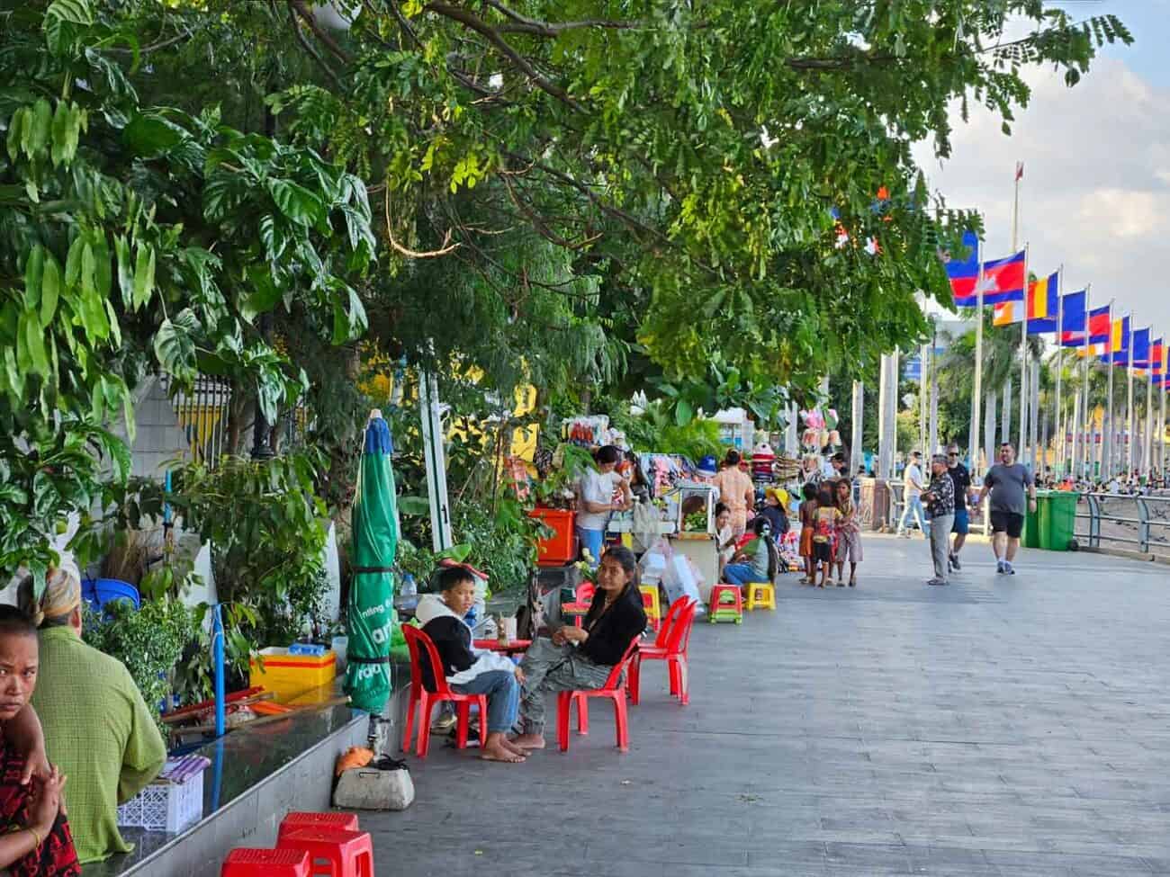 Tipp: Uferpromenade in Phnom Penh 