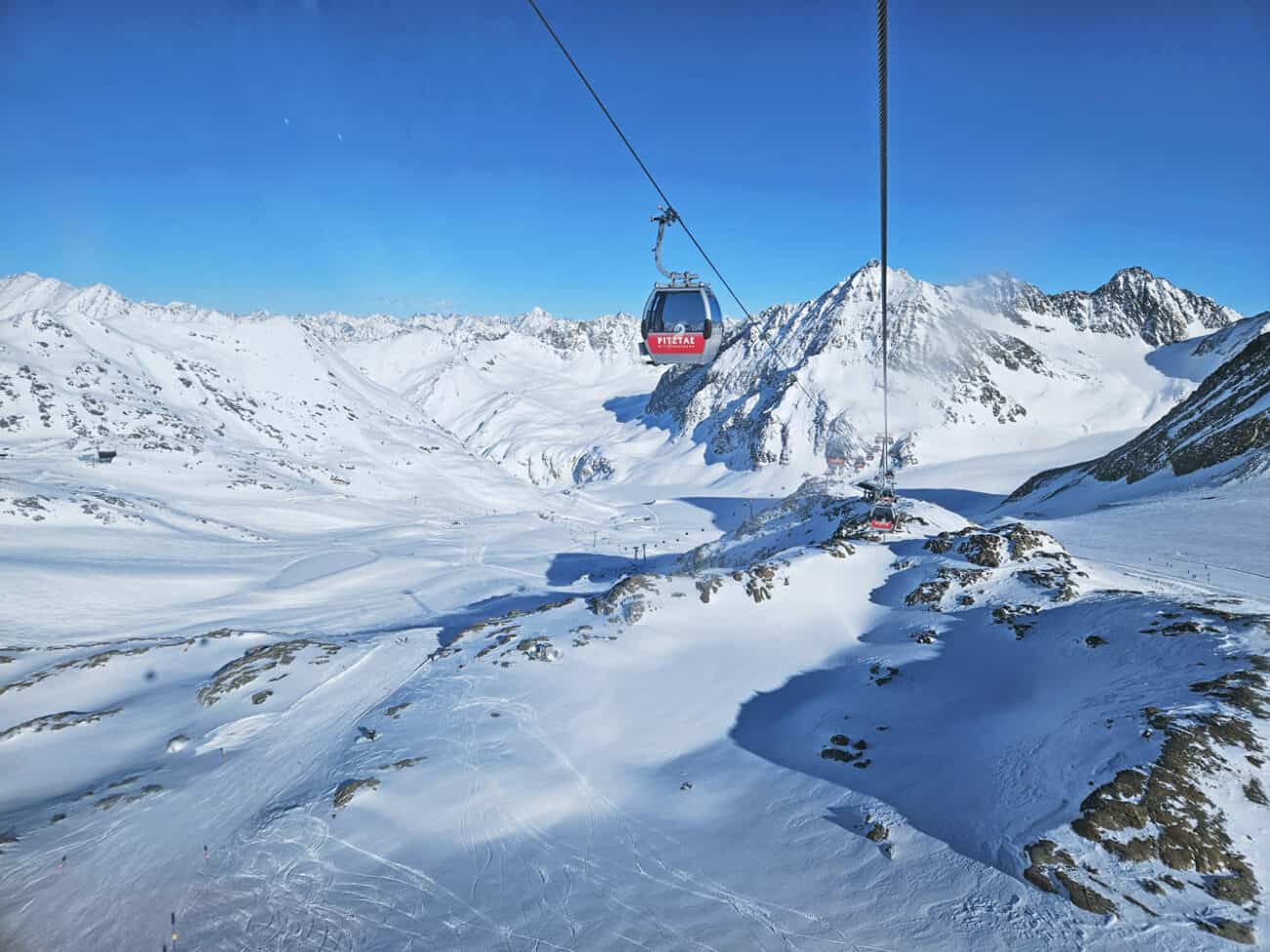 Ski-Lifte am Pitztaler Gletscher