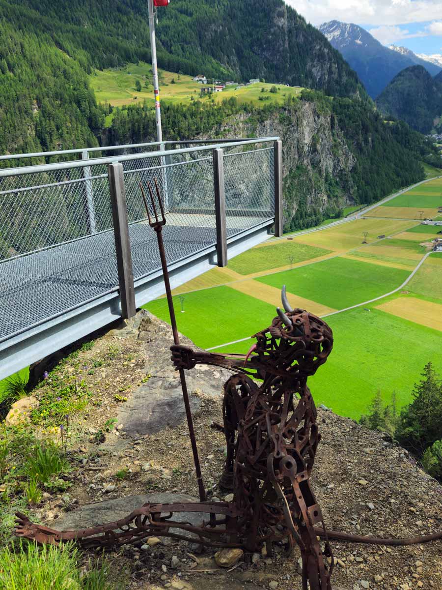 Aussichtsplattform Teufelskanzel in Längenfeld, Ötztal