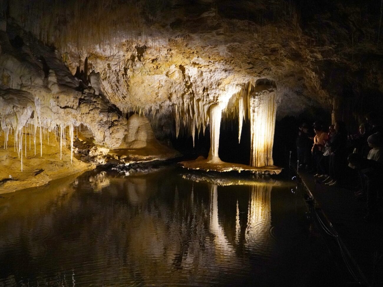 Sehenswürdigkeit Lake Cave in Margaret River