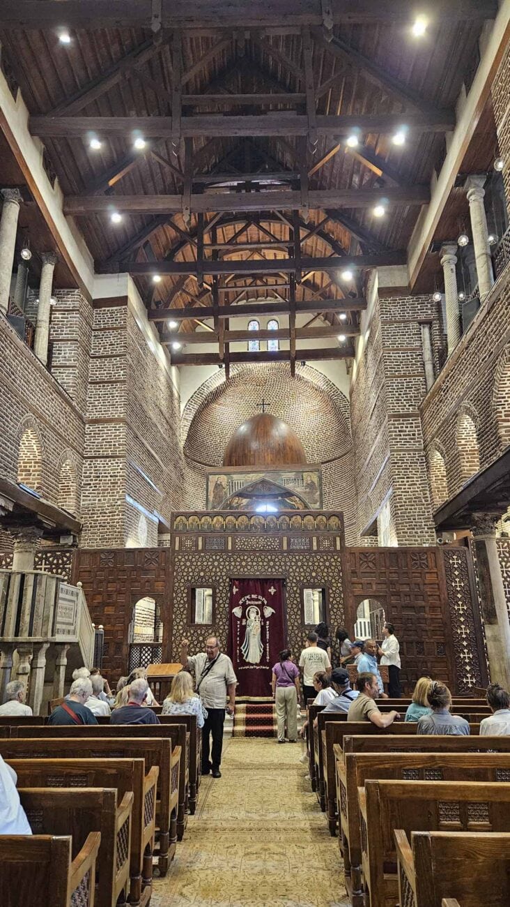 Hängende Kirche im koptischen Viertel Innenraum.